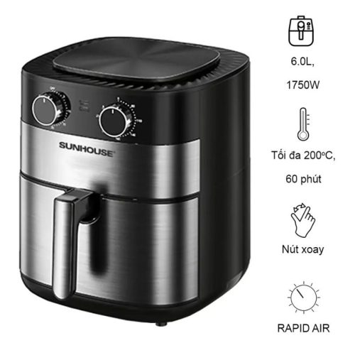 Nồi chiên không dầu Sunhouse MAMA SHD4026 6 lít